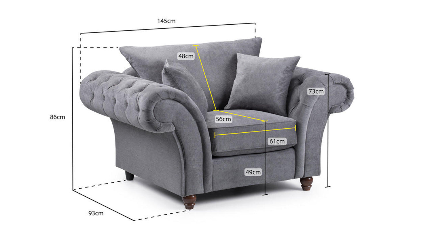 Windsor Fullback Sofa Armchair